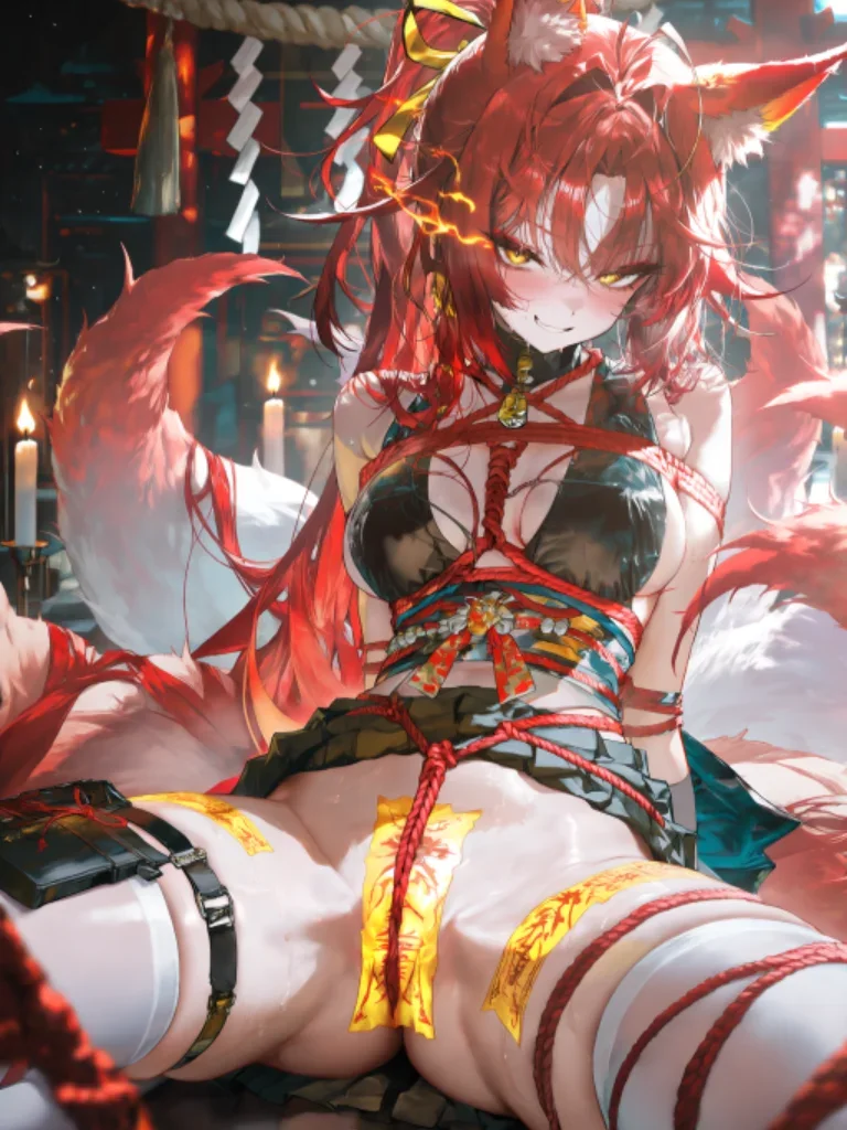 被你抓住的笨蛋狐娘以为往下面贴个“守宫符”就可以安然无恙了 封面